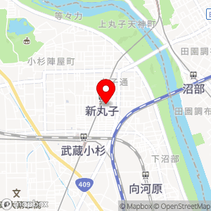 三井のリパーク 川崎新丸子東1丁目の地図