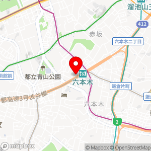 サウナ＆カプセル ミナミ六本木店の地図