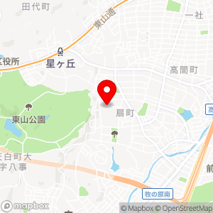 UR都市機構　アーバンラフレ虹ヶ丘南団地駐車場の地図
