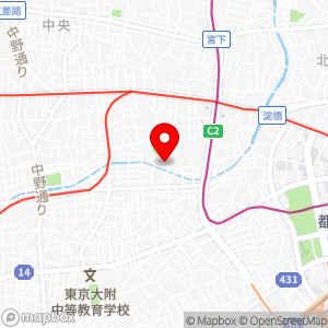 三井のリパーク 中野本町2丁目第8の地図