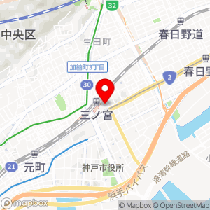 コーヨー 三宮店の地図