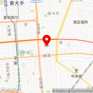 名鉄協商パーキング 東桜第8の地図