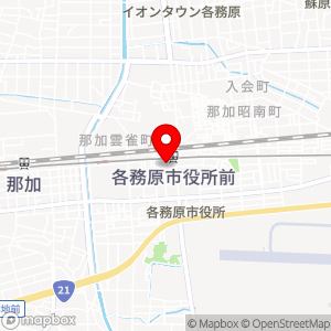 名鉄協商パーキング 各務原市産業文化センターの地図
