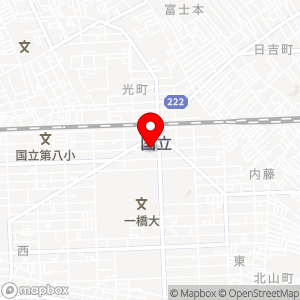 タイムズ 国立中1丁目第5の地図