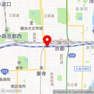 ローソン 京都駅八条口店の地図