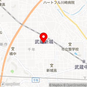 PEN 新城パーキングセンターの地図