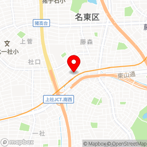 名鉄協商パーキング 上社第3の地図