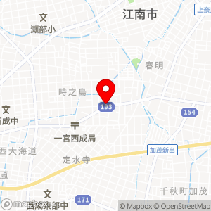 ローソン 一宮春明店の地図