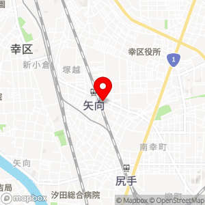 肉のハナマサ 矢向店の地図