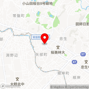 プティソレイユ駐車場の地図