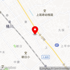 上 駐車場の地図