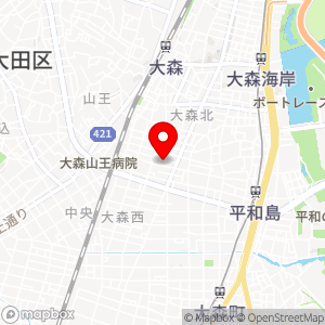 オオゼキ 大森北店の地図