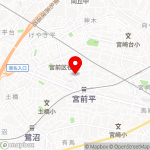 ナビパーク 宮前平第1の地図