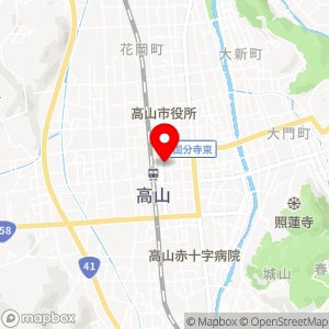 ファミリーマート 高山駅前店の地図