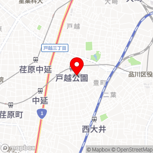 パークジャパン 戸越第1の地図