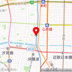 ファミリーマート 四ツ橋南堀江店の地図