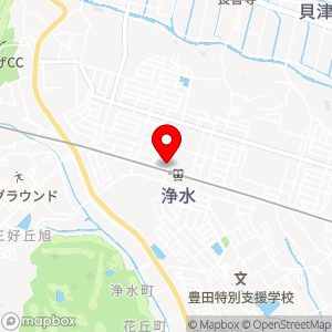 タイムズ 竜泉寺の湯 豊田浄水店の地図