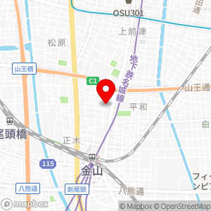 名鉄協商パーキング 伊勢山の地図