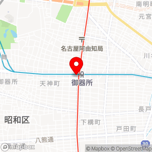 タイムズ 御器所駅前の地図