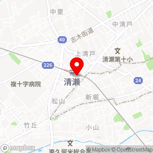 名鉄協商パーキング 清瀬南口駅前の地図