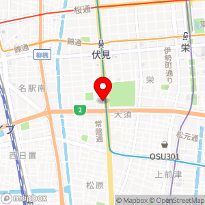 ローソン 伏見通若宮の地図