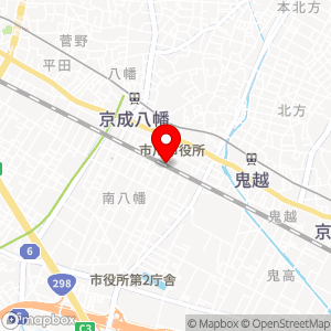 ローソン 市川八幡一丁目店の地図