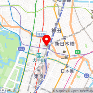 大手町プレイス駐車場【地下自走式平面】の地図