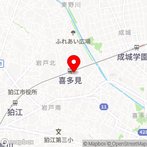 サミット 喜多見駅前店の地図