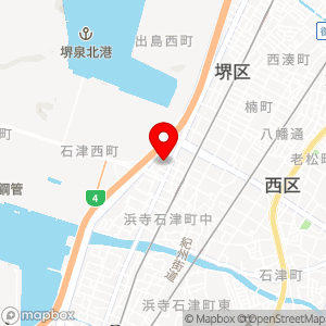 セブン-イレブン 堺浜寺石津町西2丁店の地図