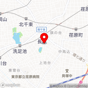 タイムズ上池台第４駐車場の地図