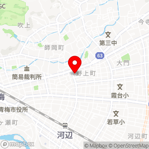 オザム バリュー野上店の地図