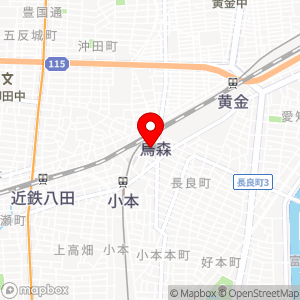 【B】タイムズマンスリー烏森駅前駐車場の地図