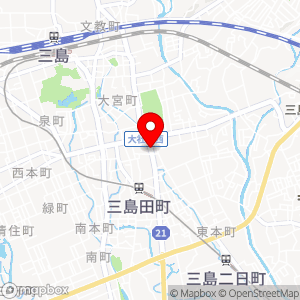 三井のリパーク 三島中央町の地図