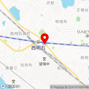 あなぶきパーク 西明石駅前の地図