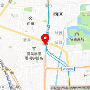 名鉄協商パーキング 浅間町駅前第2の地図