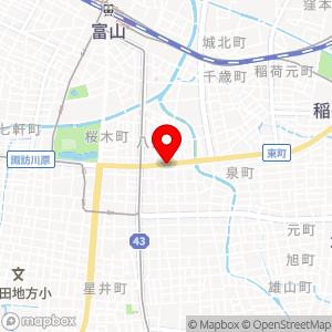 名鉄協商パーキング 富山白銀町の地図