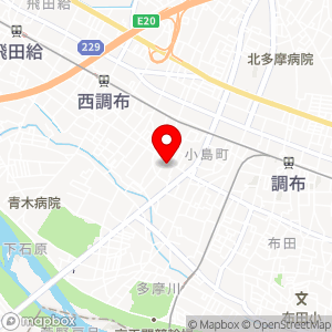 ライフステージ調布第二駐車場の地図