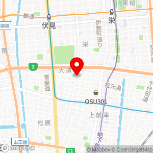 ホワイト急便 大須三丁目 店（名古屋市中区）の地図