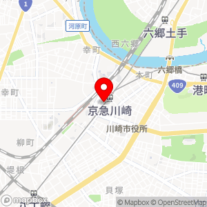 セブンイレブン 京急ST川崎中央改札前の地図