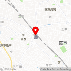 三井のリパーク 蕨駅前第2の地図