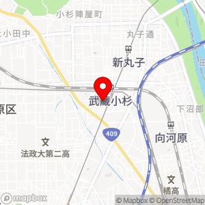 ファミリーマート 武蔵小杉駅西店の地図