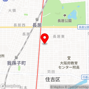 名鉄協商パーキング 大阪長居東3丁目の地図