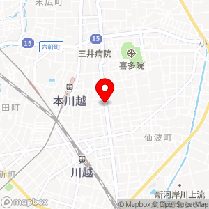 三井のリパーク 川越通町の地図