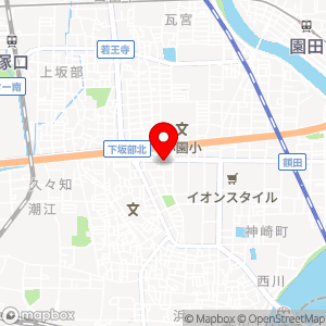 ローソン 尼崎下坂部の地図