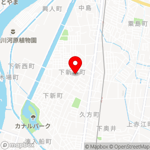 アルビス 奥田店の地図