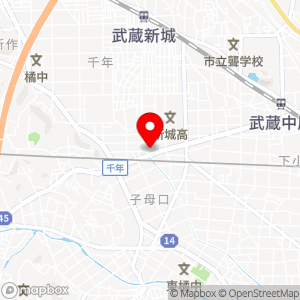 ミニストップ 中原下新城3丁目店の地図