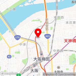 ファミリーマート 中津駅東店の地図