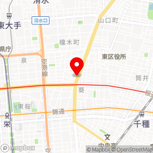 東区泉ガレージの地図