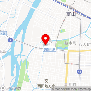 名鉄協商パーキング 富山諏訪川原1丁目の地図