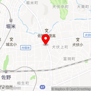 セブン-イレブン 佐野堀米東店の地図